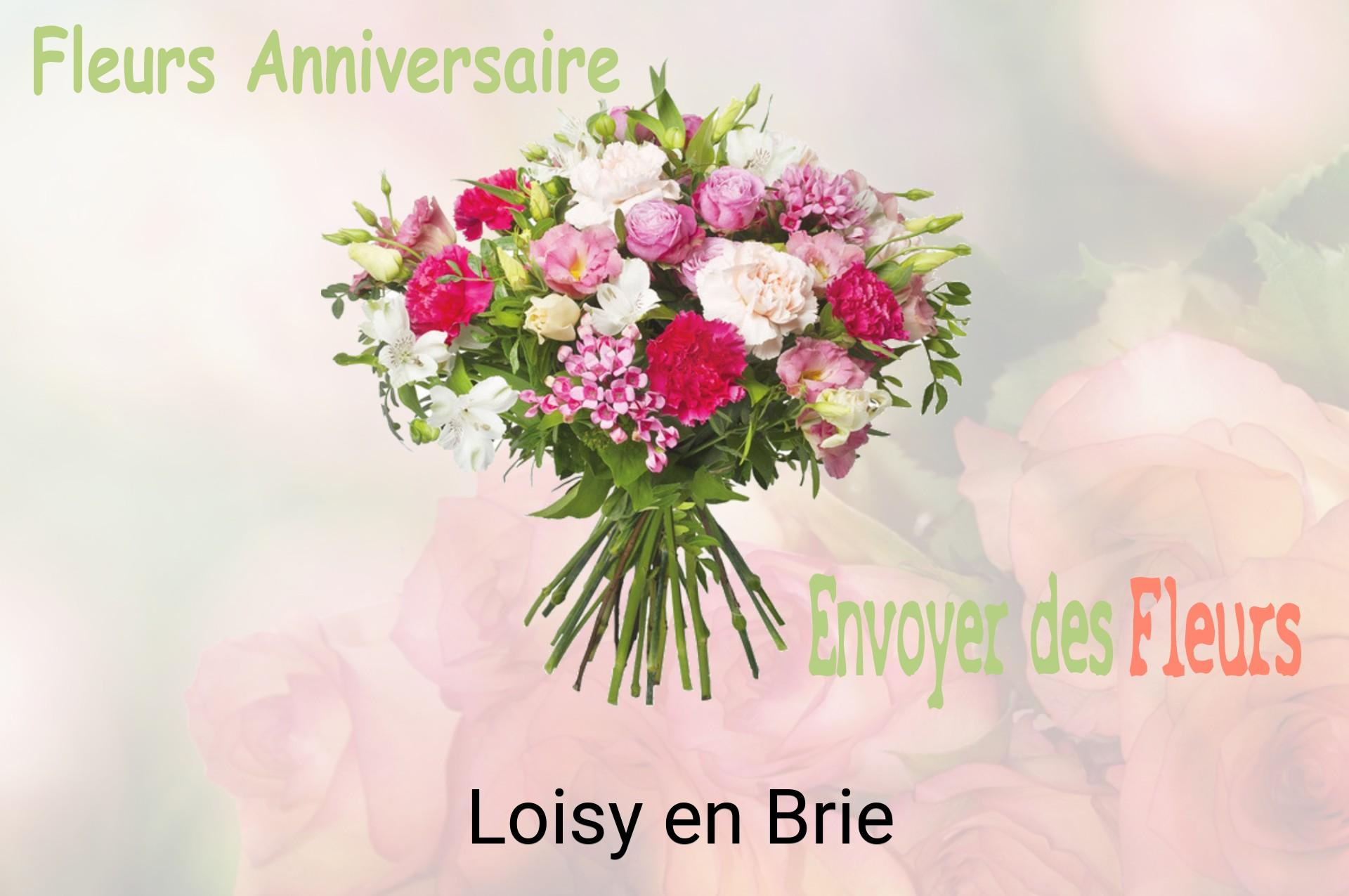 Bouquet de fleurs d’anniversaire livré à Loisy-en-Brie