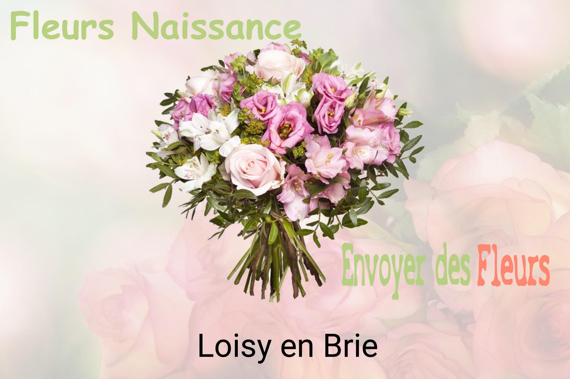 Bouquet de fleurs de naissance livré à Loisy-en-Brie