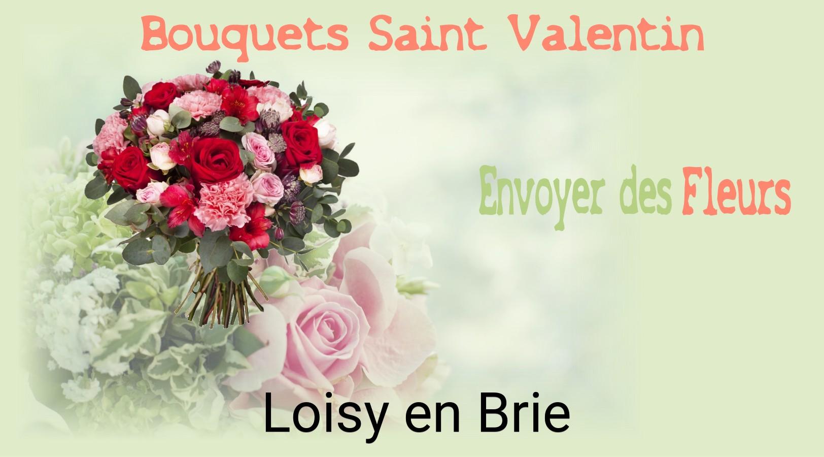 Roses de Saint-Valentin livrées à Loisy-en-Brie